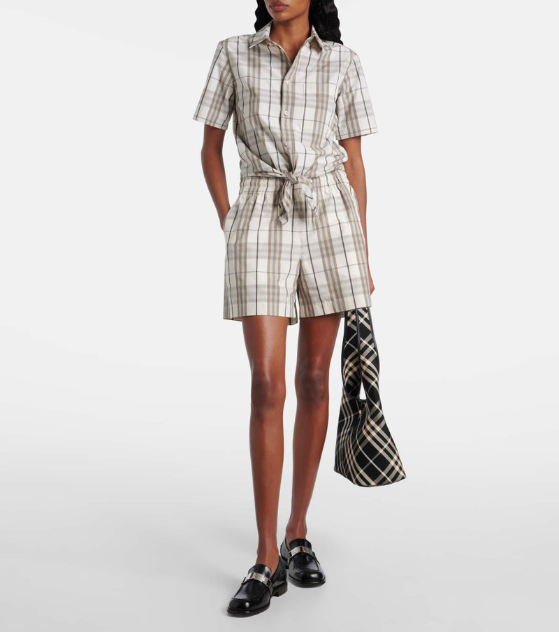 Burberry Burberry Check cotton shirt outlook
