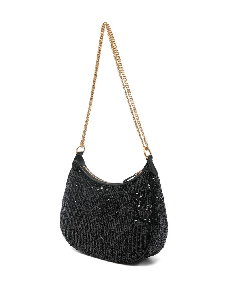 mini Half Moon sequinned shoulder bag 3