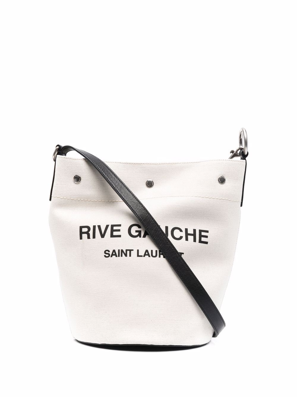 logo-print bucket shoulder bag - 1