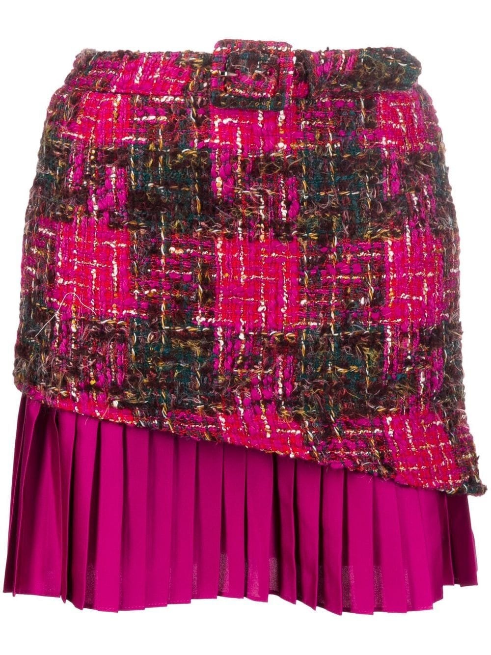 boucle pleated skirt - 1