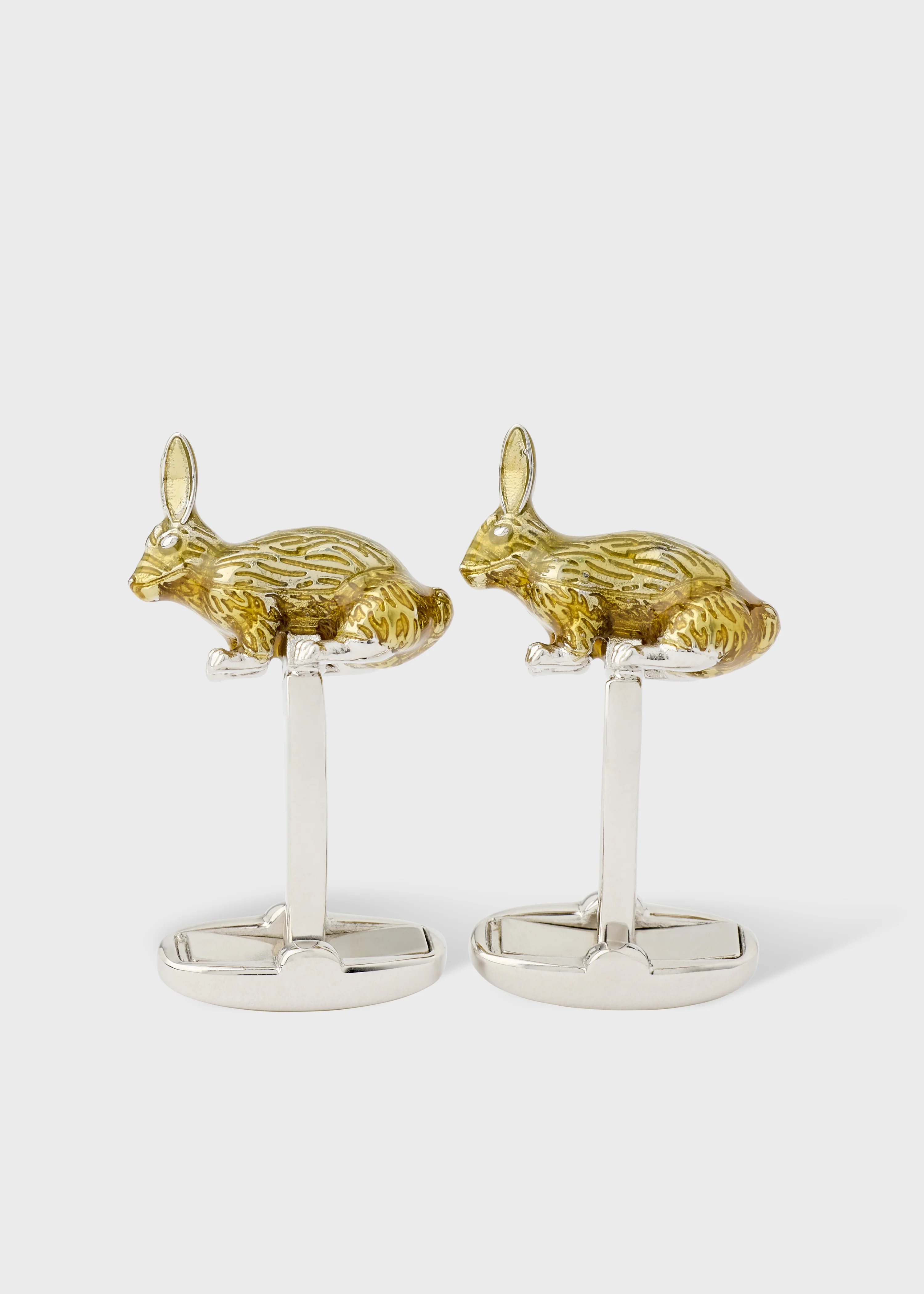 Gold Rabbit Cufflinks - 1