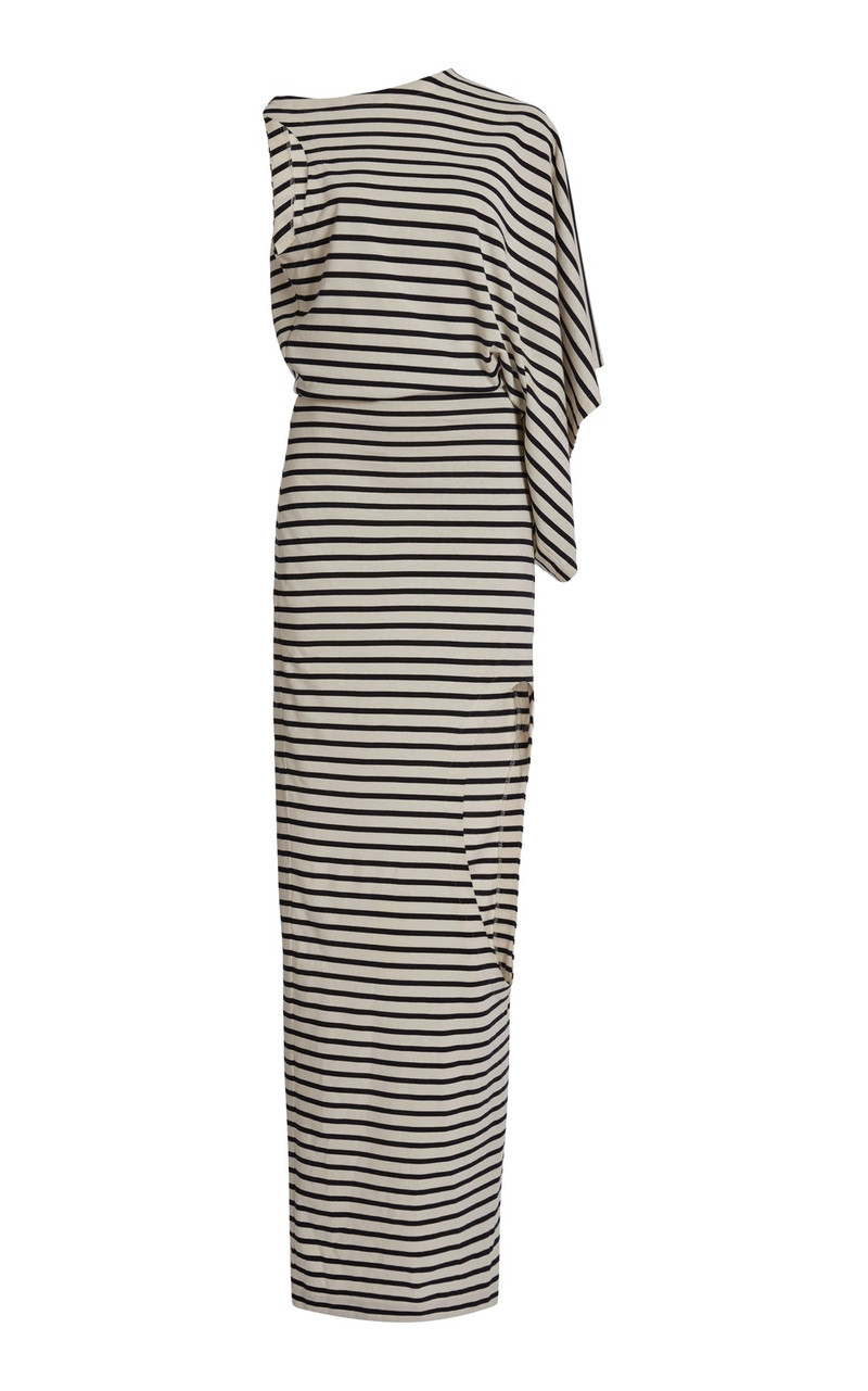 JERSEY DRESS WITH PENCIL SKIRT ECRU NAVY 9