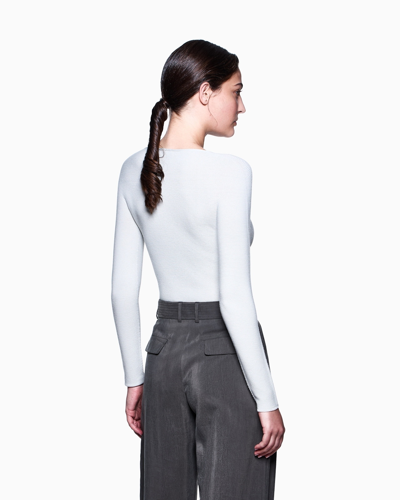 LINKS-STITCH VISCOSE LONG-SLEEVED JUMPER - 3