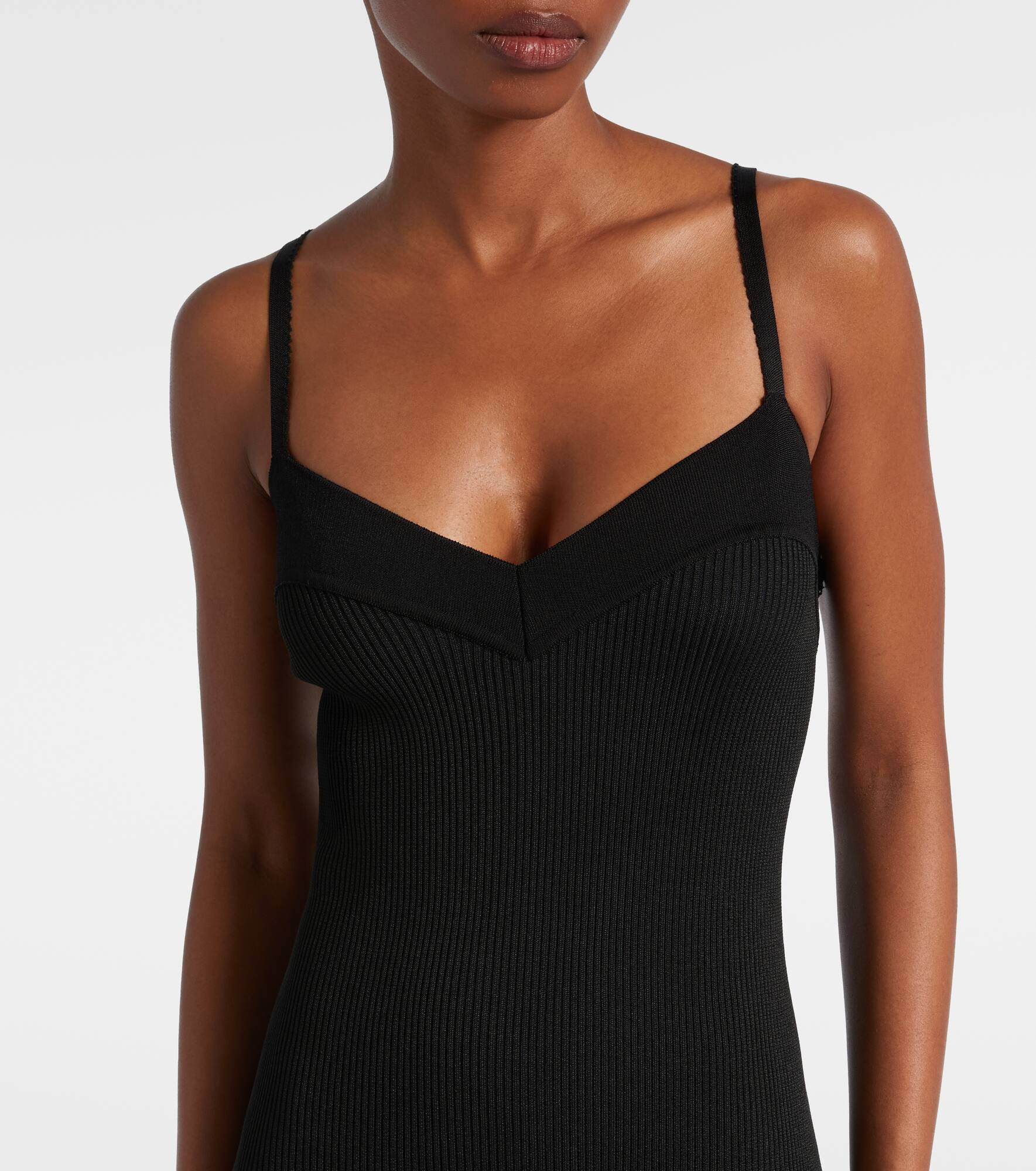 Ribbed-knit maxi dress - 4