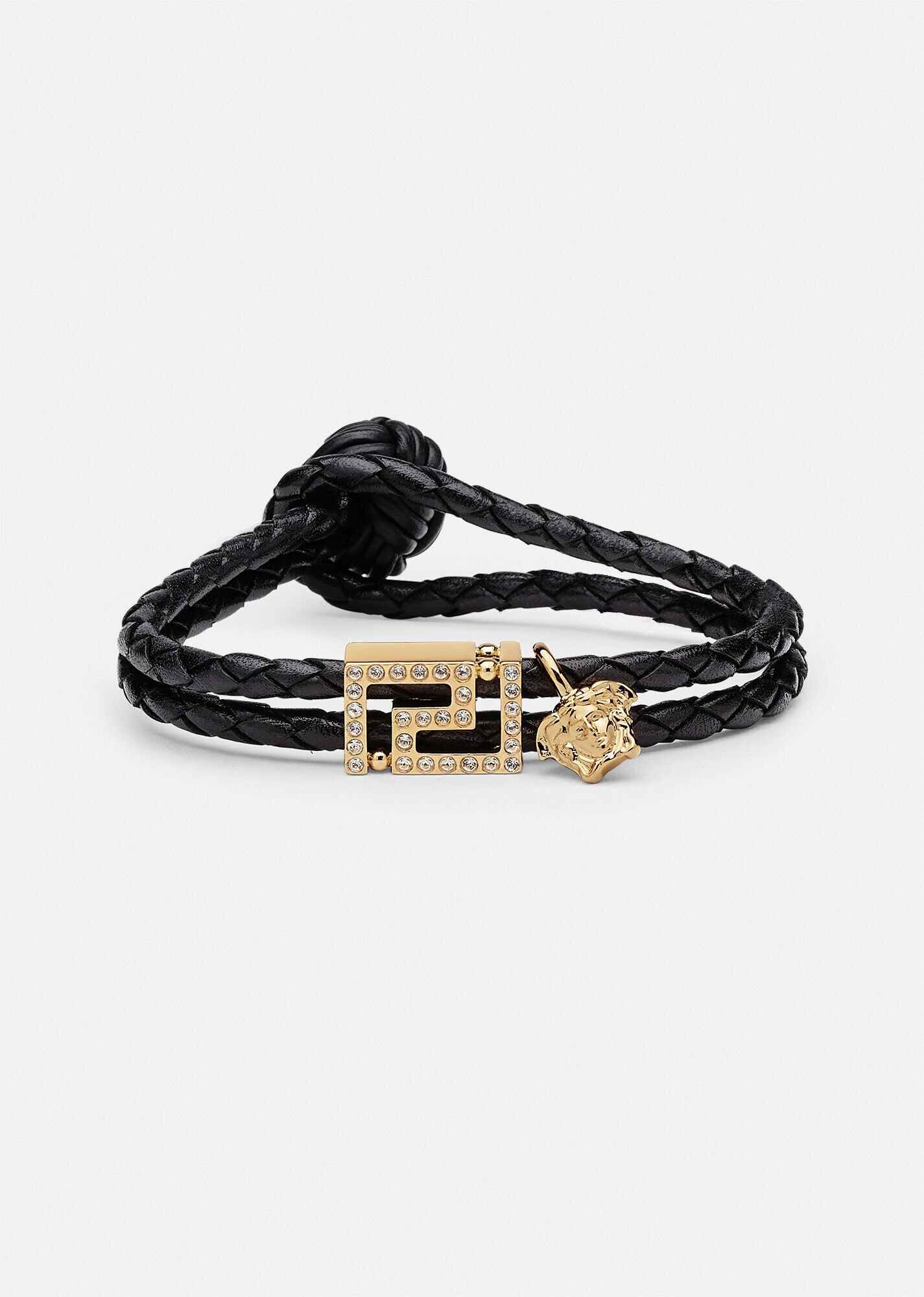 GV Greca Leather Bracelet - 1