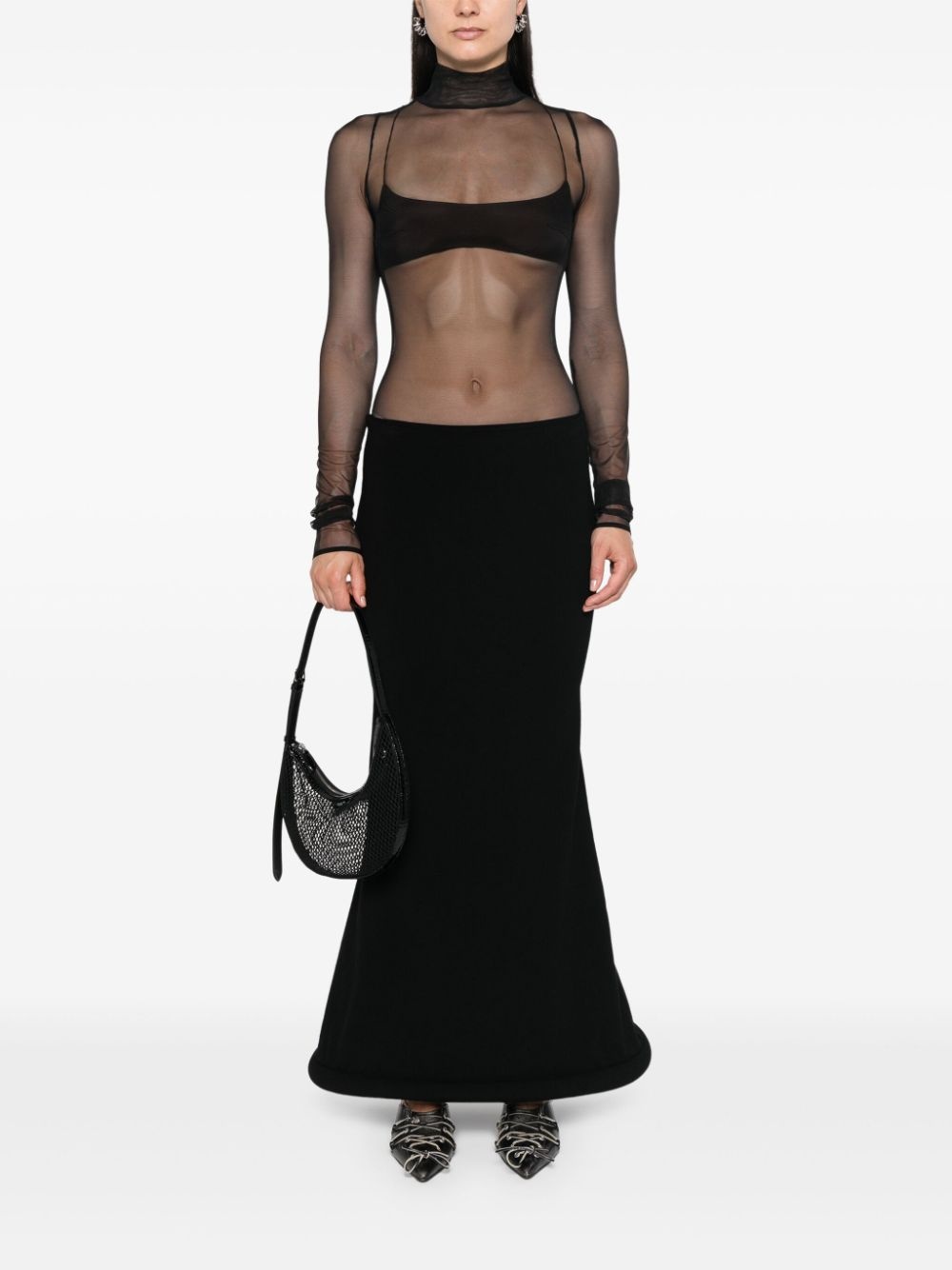 3D knitted maxi skirt - 2