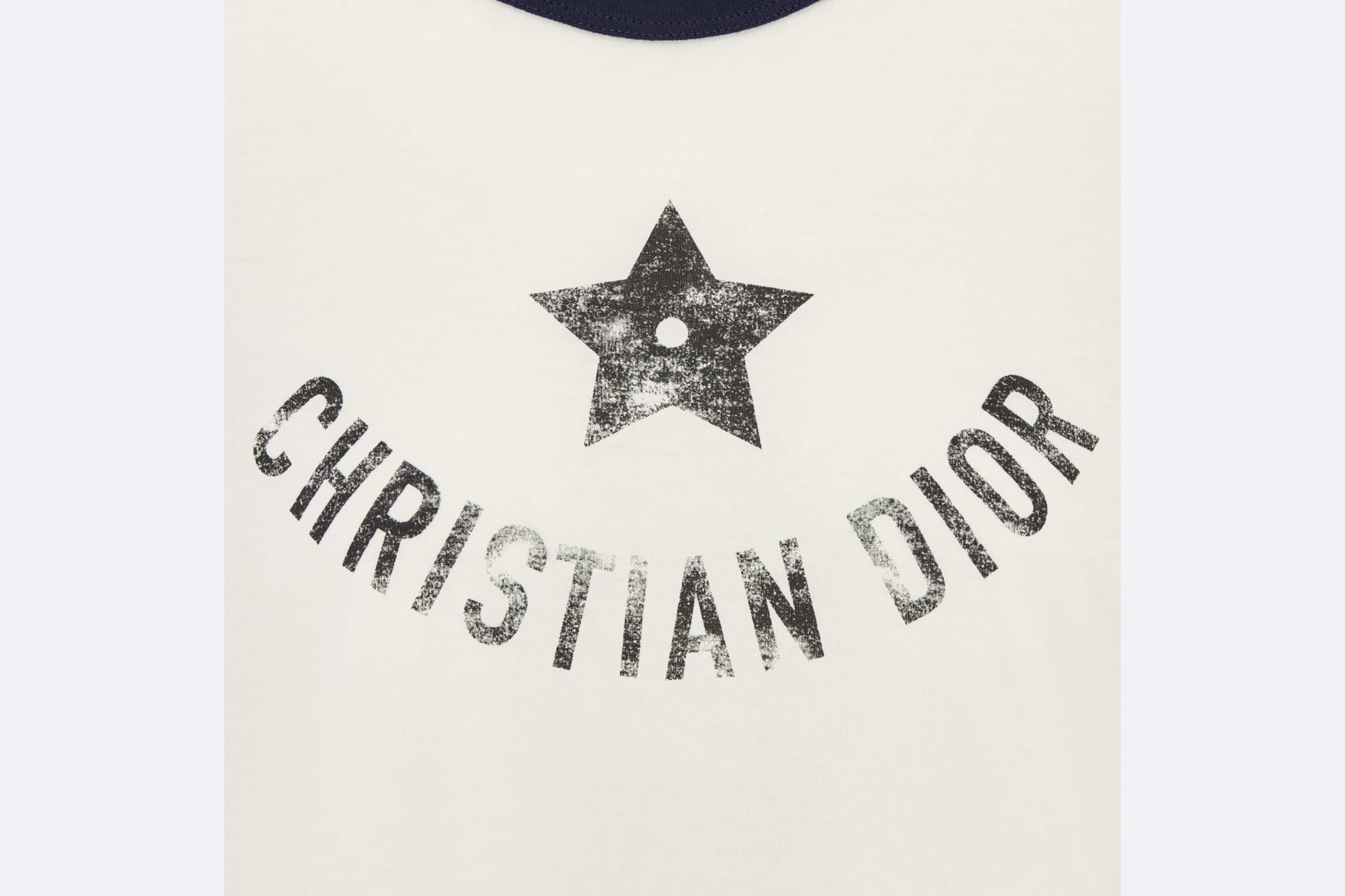 【2色展開★】Dior Dioriviera Tシャツ Dioriviera T-Shirt White, Black and Blue Cotton Jersey | DIOR