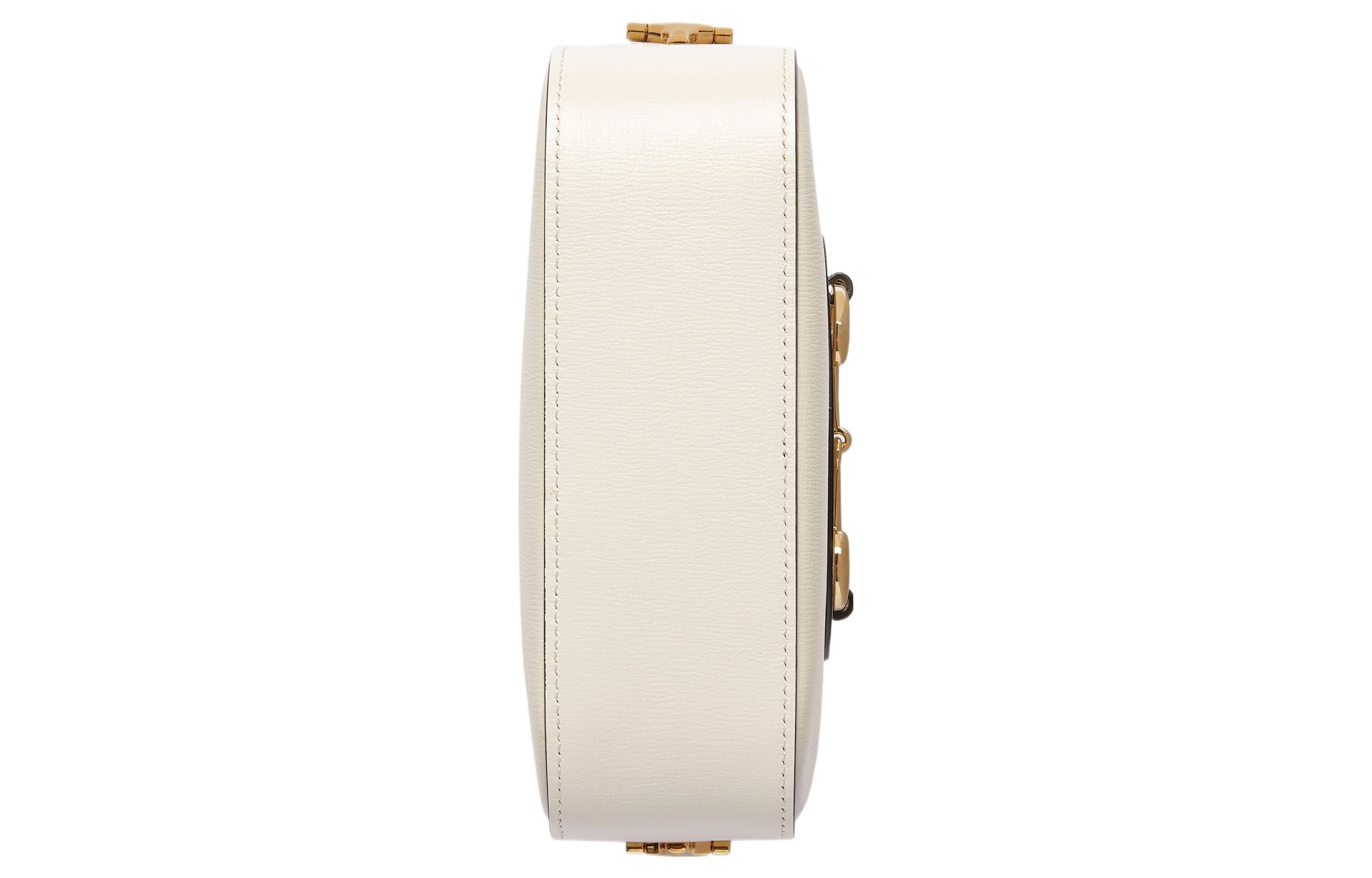 (WMNS) Gucci Horsebit 1955 Small Shoulder Bag 'White' 760196-1AAQD-9022 - 7