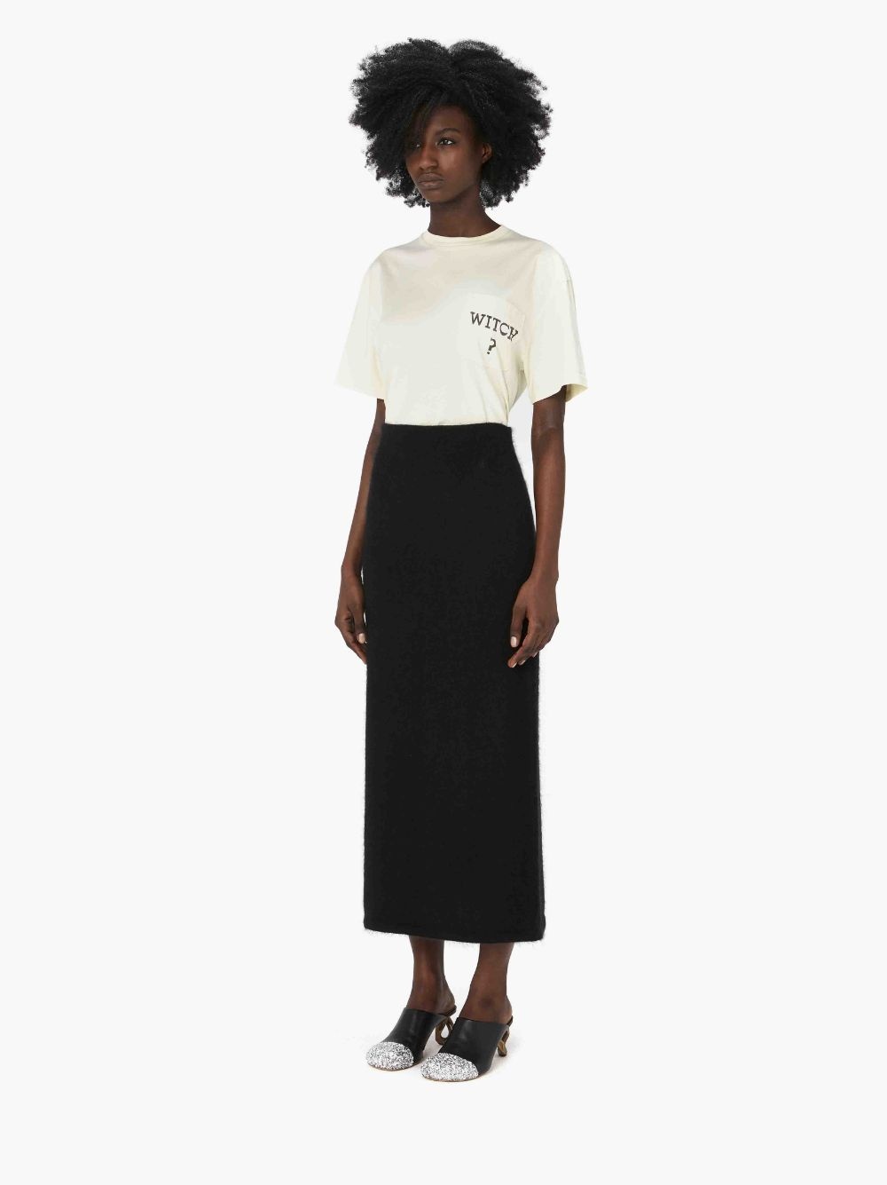 SIDE SLIT TUBE SKIRT - 4