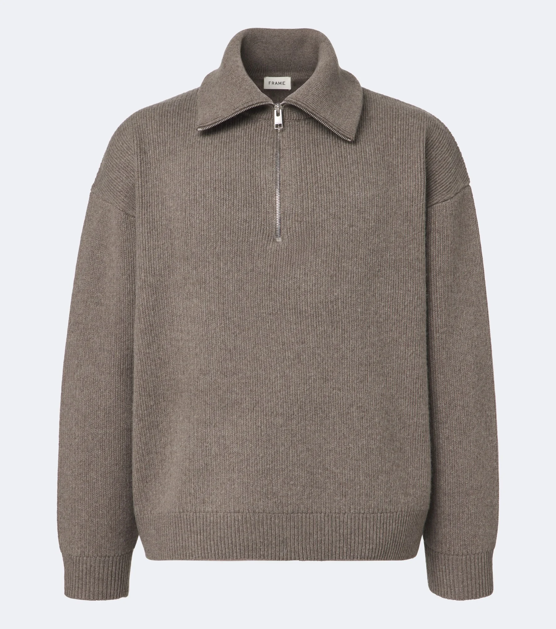 Wool polo sweater - 1