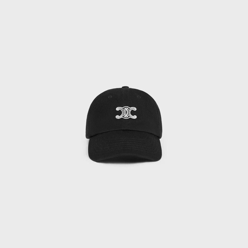 CELINE vivienne cap IN cotton twill outlook