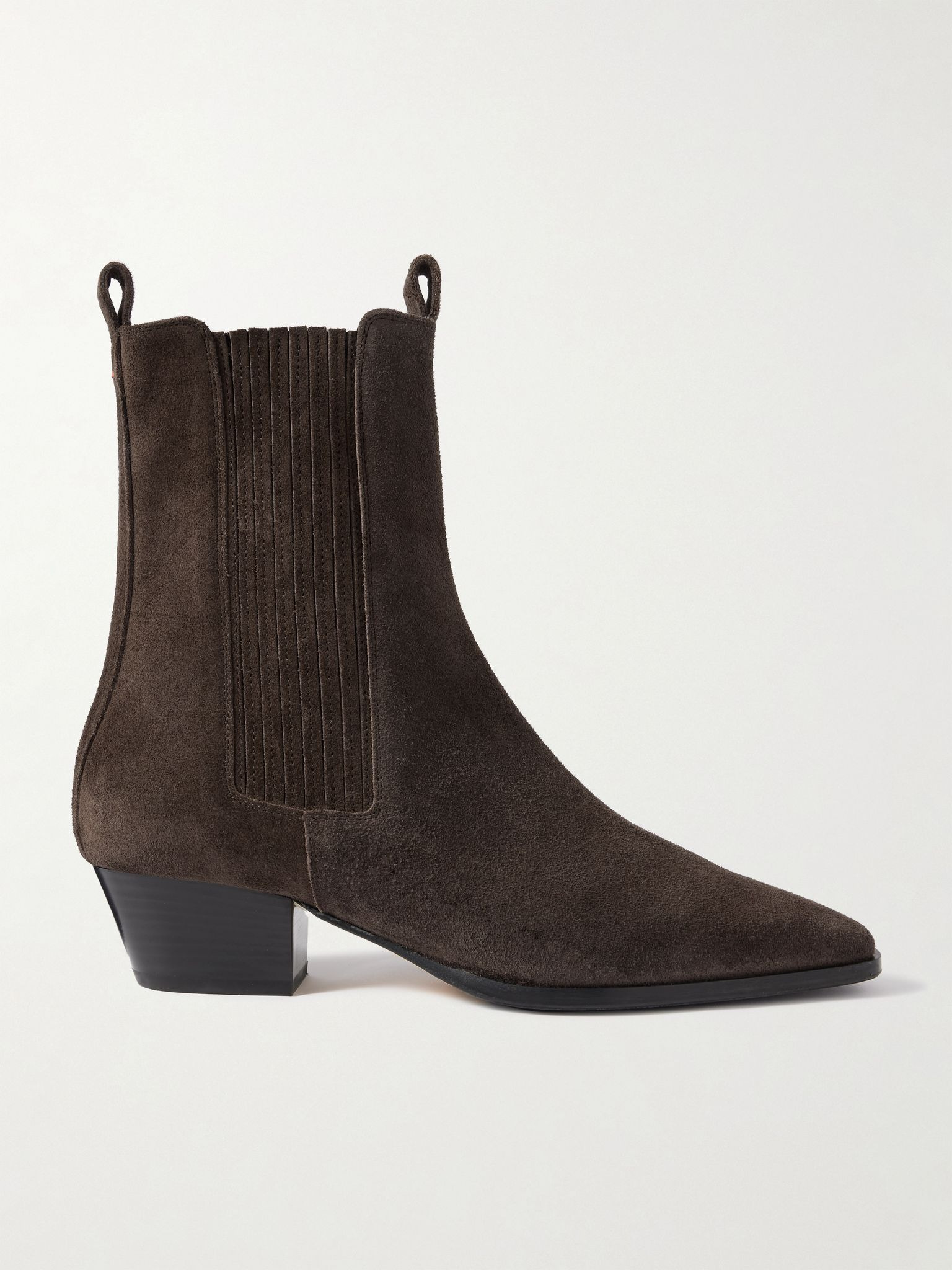 Agata suede ankle boots Dark brown - 1
