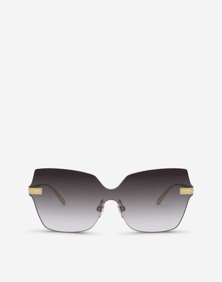 Logo plaque sunglasses - 1