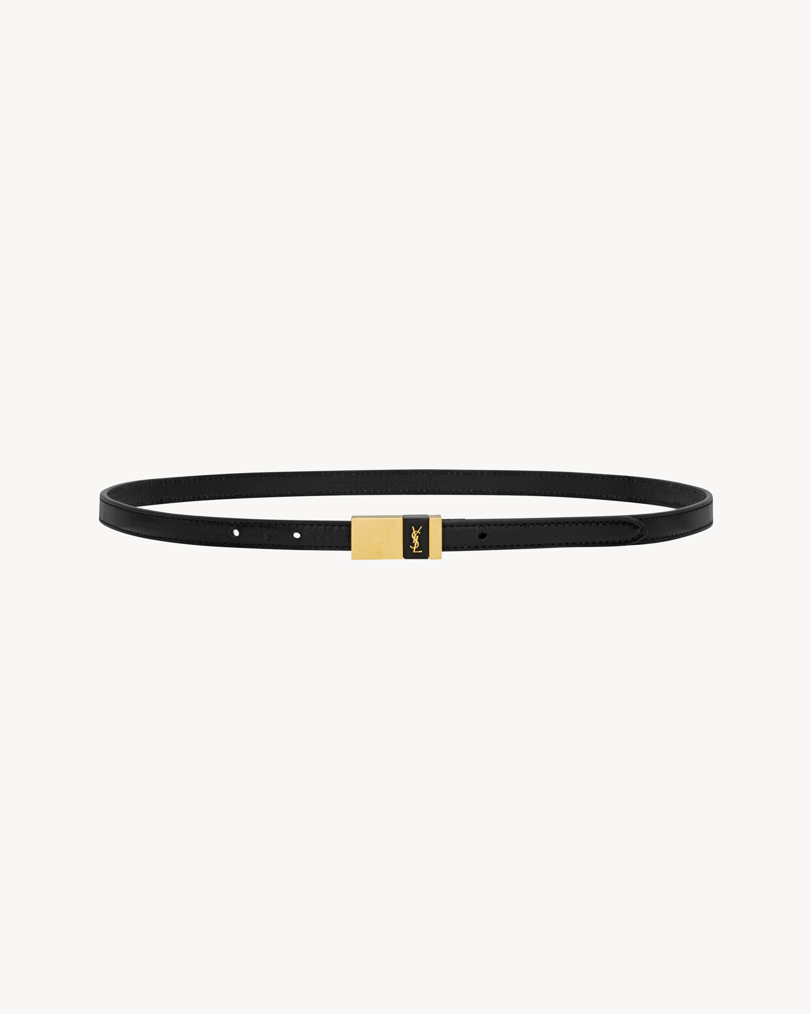 thin anchor belt in leather - 2