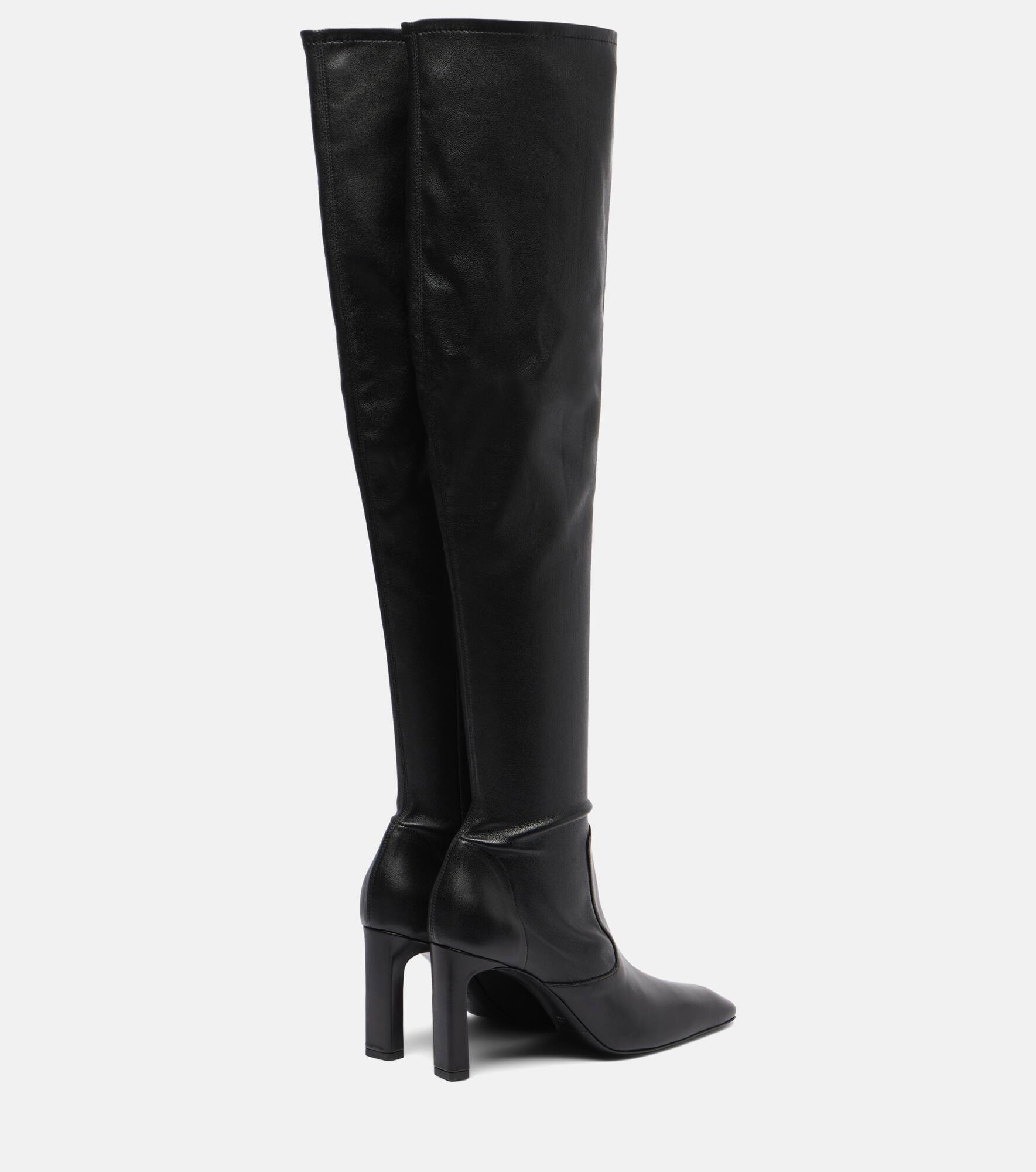 Leather over-the-knee boots - 3