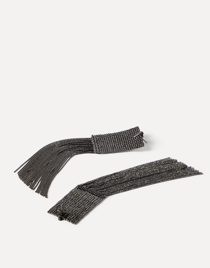 Brunello Cucinelli Frayed earrings in Sterling Silver outlook