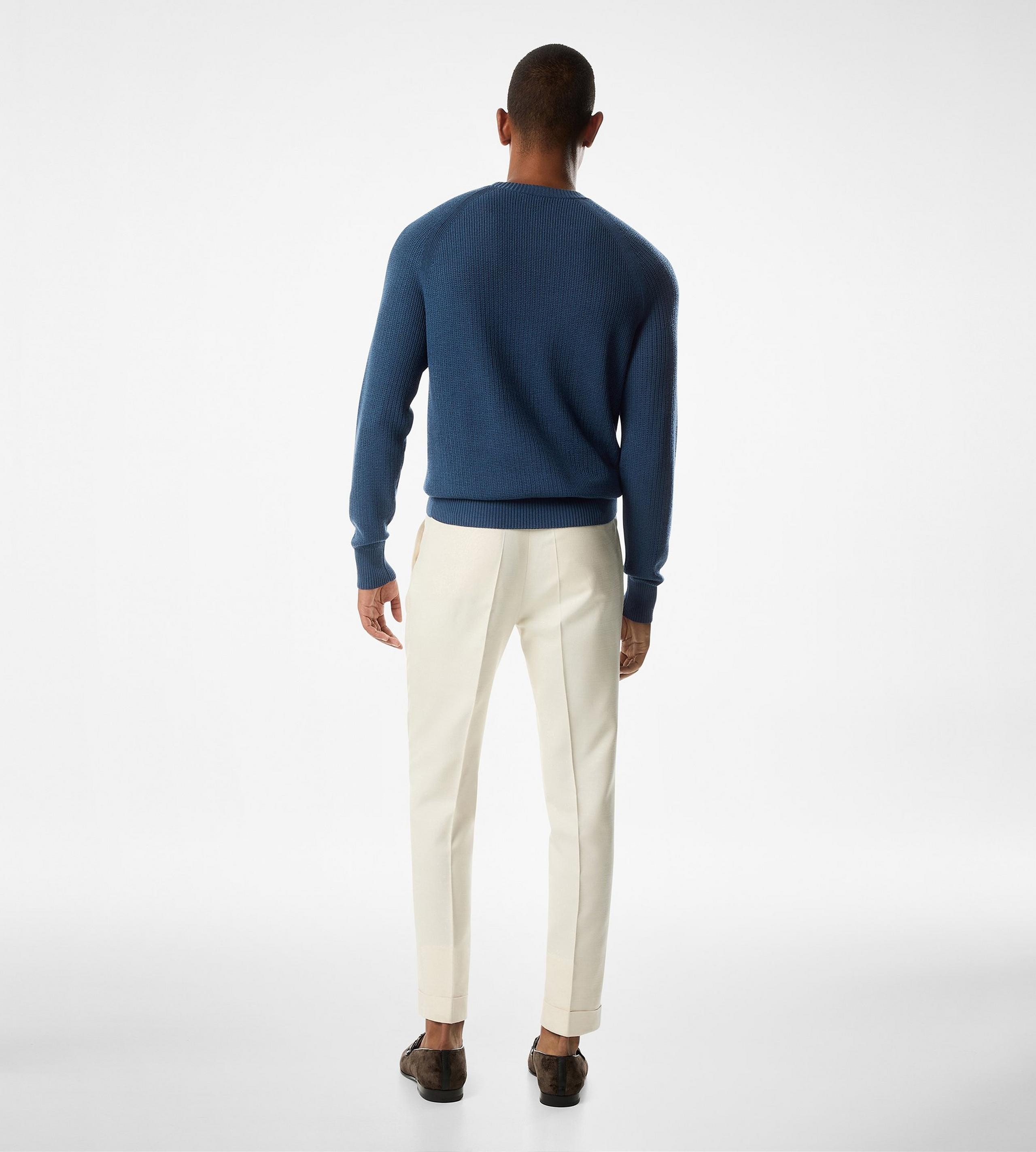 TEXTURED STITCH CREWNECK - 3
