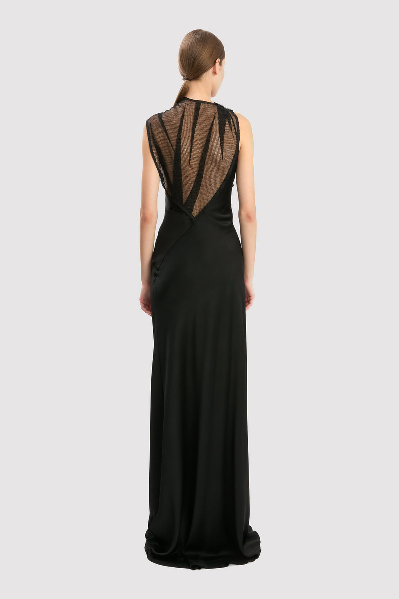 Mesh Gown In Black 5