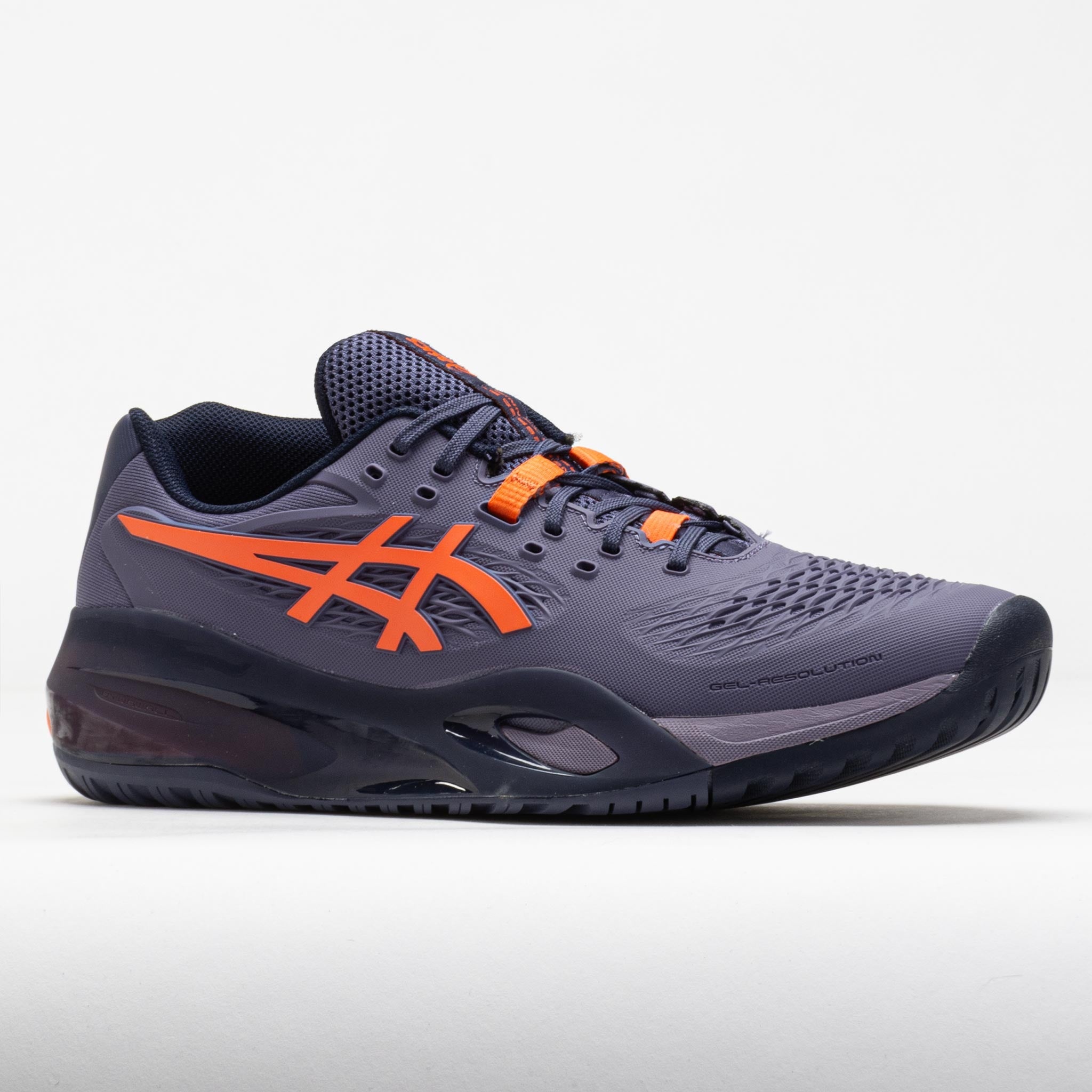 ASICS GEL-Resolution X Men's Greying Purple/Nova Orange - 5