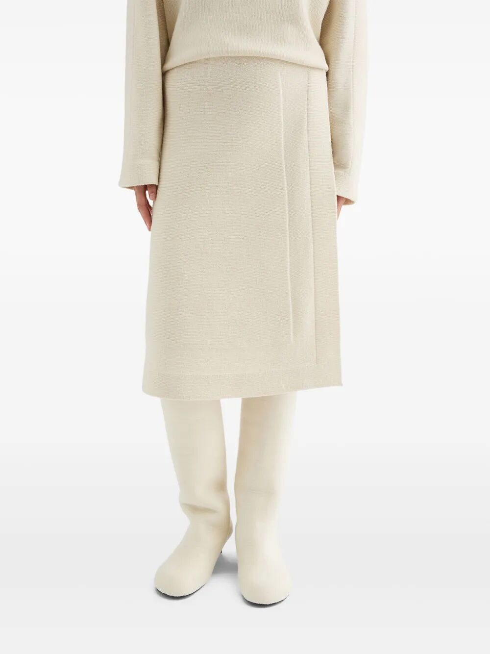 Jil Sander Women "Padded Details" Skirt - 4
