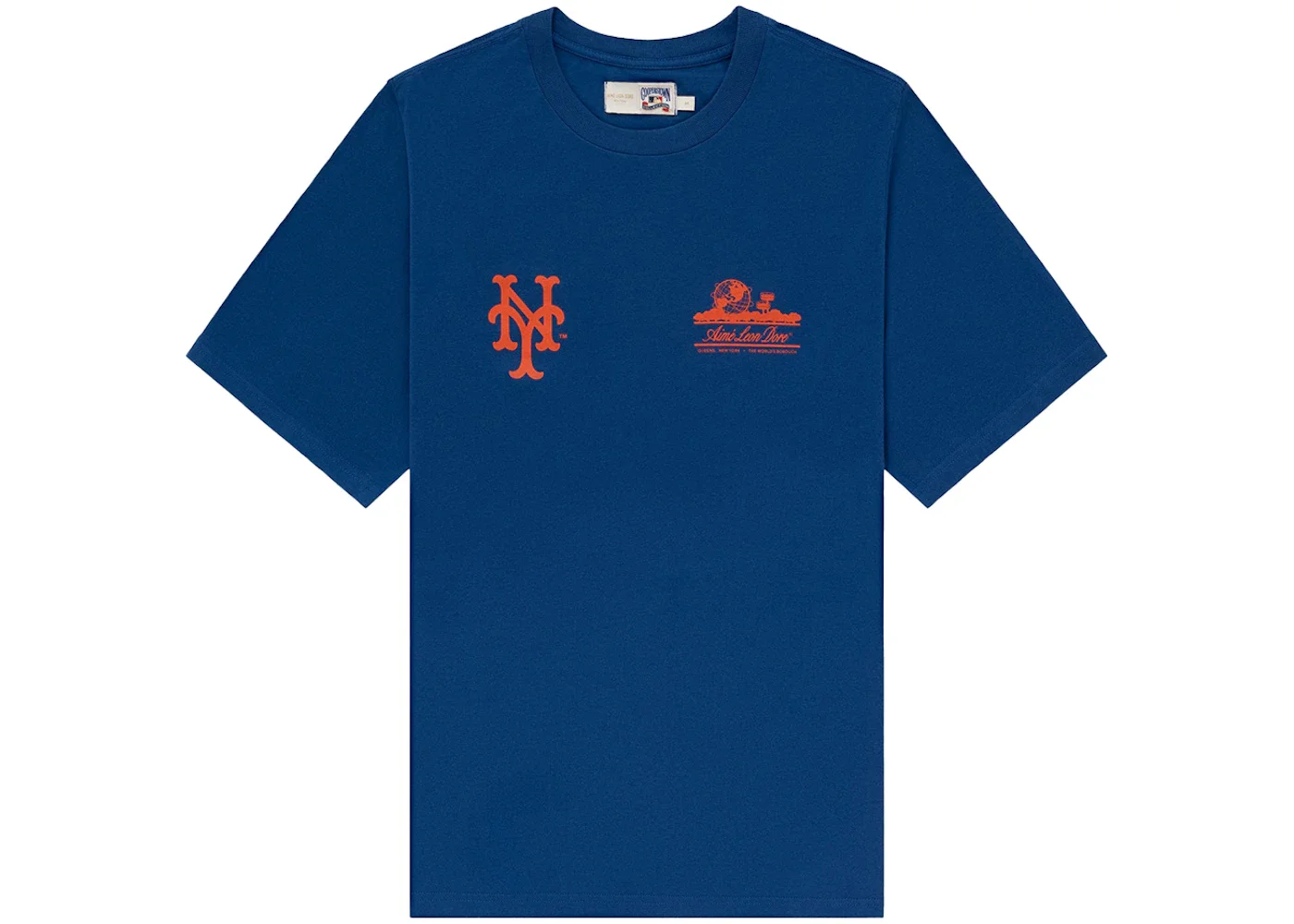 Aime Leon Dore x New York Mets Unisphere Tee Blue - 1