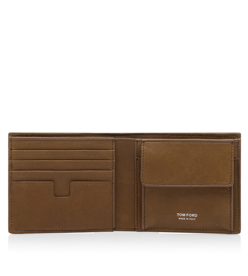 TOM FORD NUBUCK T LINE CLASSIC BIFOLD WALLET outlook