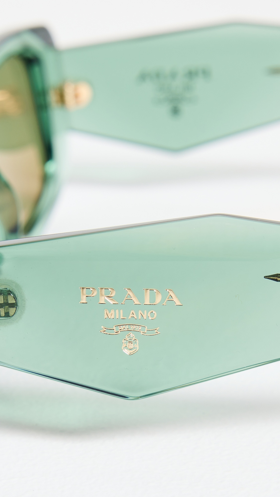 Prada PR 17WS Rectangular Sunglasses - 4