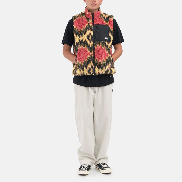 Stussy Fillmore Sherpa Vest 'Mustard' 1184361 - 3