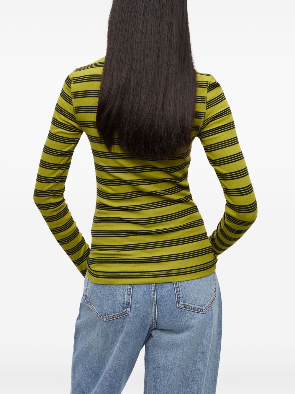 striped T-shirt - 4