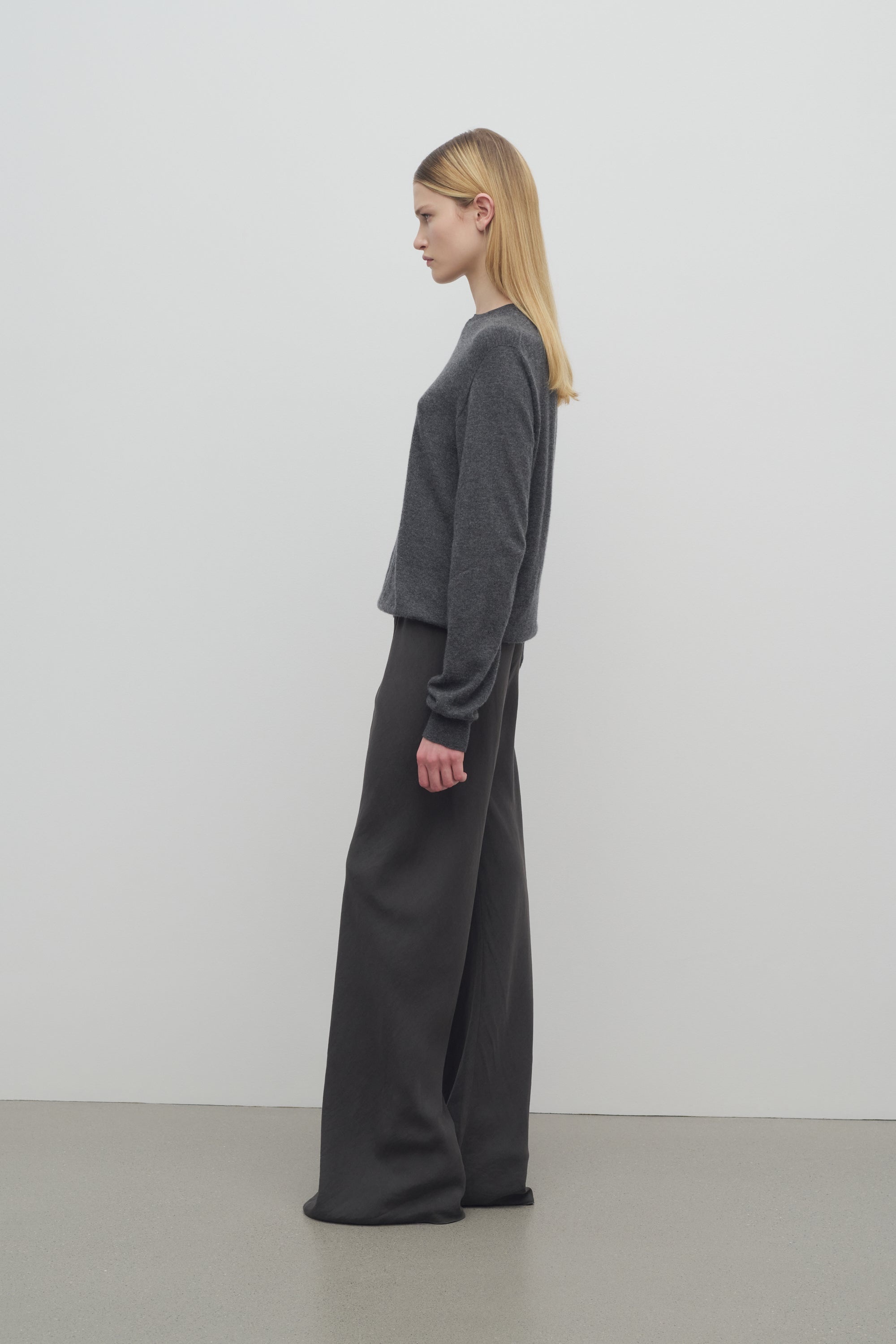 Gala Pant in Silk and Linen - 4
