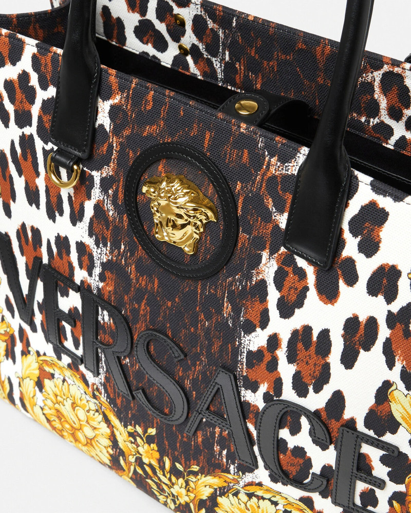 Wild Barocco Canvas Large Tote Bag 5