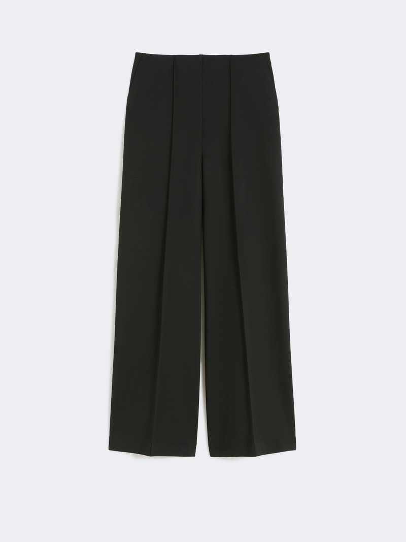 FIACRE Viscose technical jersey trousers - BLACK 1