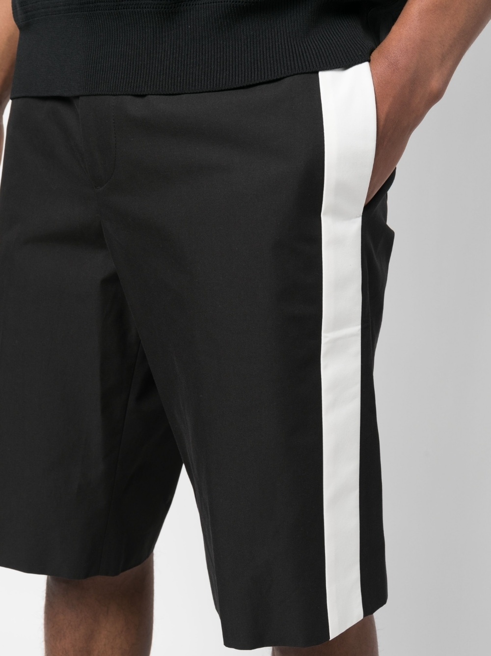 side-stripe Bermuda shorts - 5