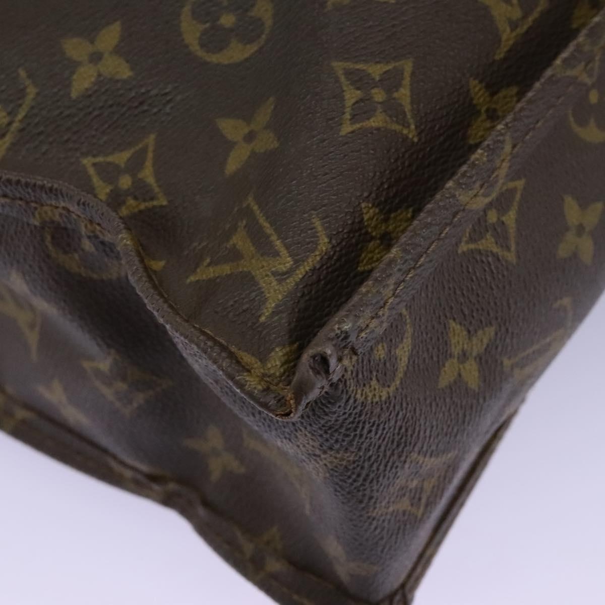 LOUIS VUITTON Monogram Sac Plat Hand Bag M51140 - 13