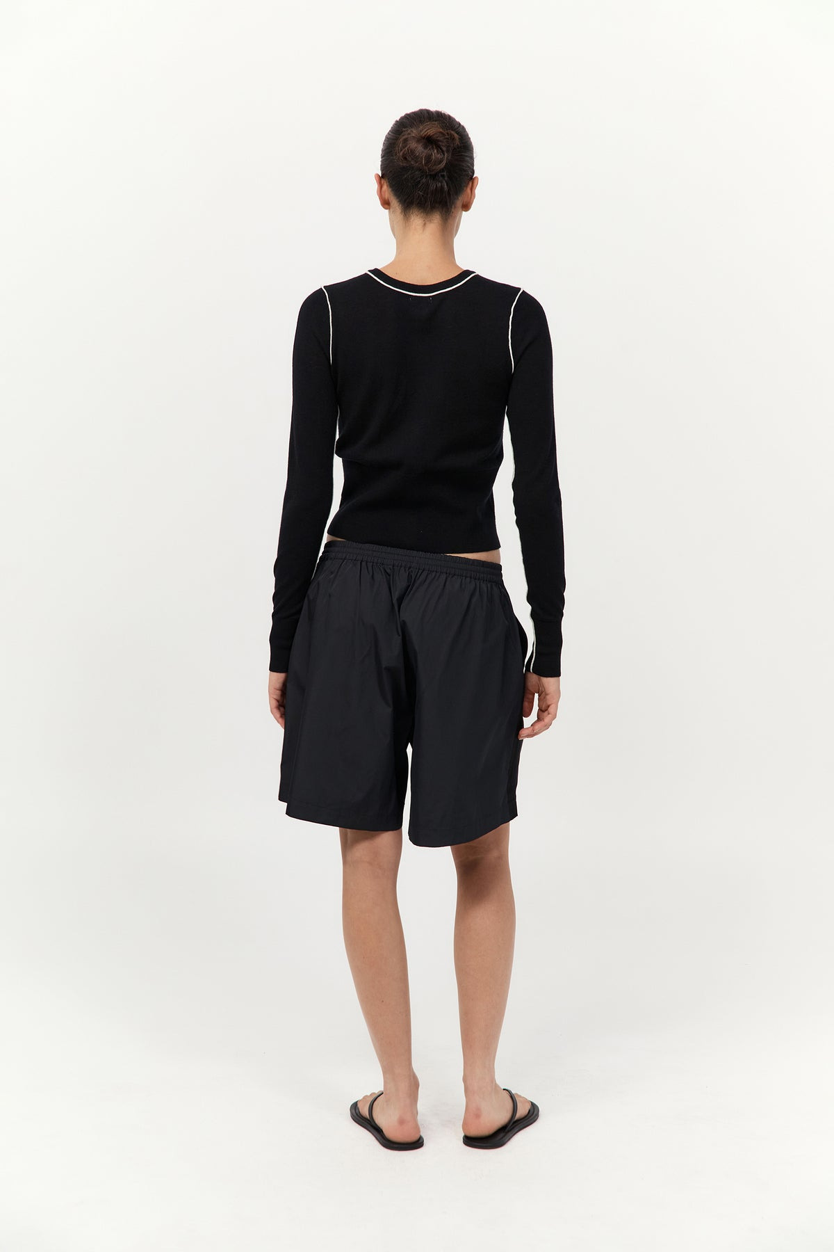 Paper Taffeta Short - Black / Black - 6