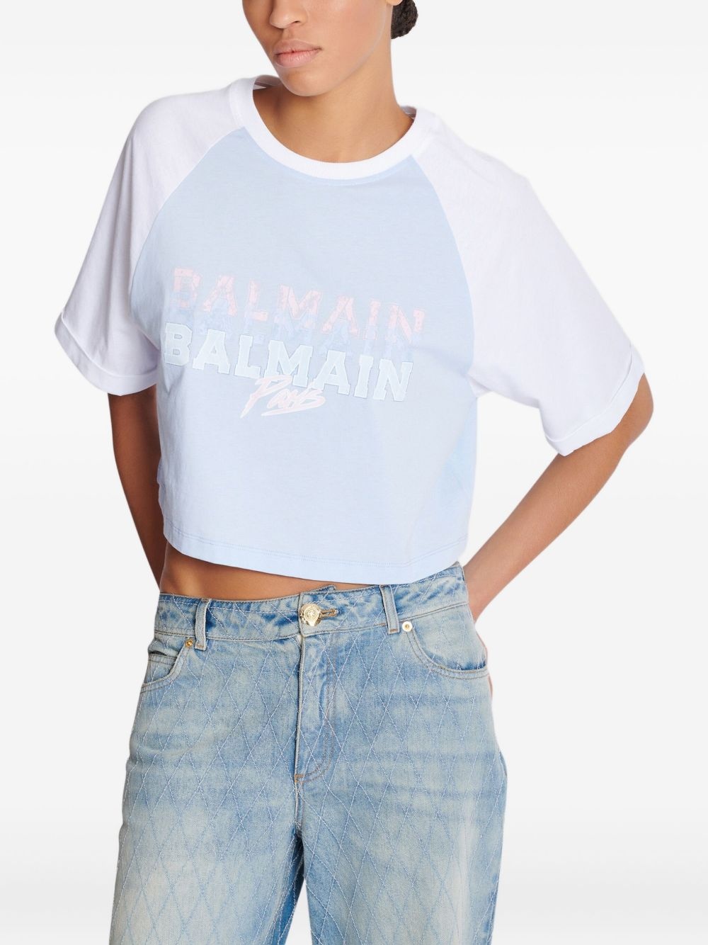 cropped T-shirt - 5