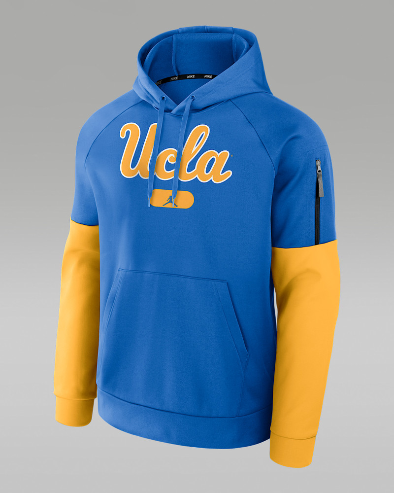 UCLA Bruins Fitness Men’s Jordan Brand Therma College Pullover Hoodie 1
