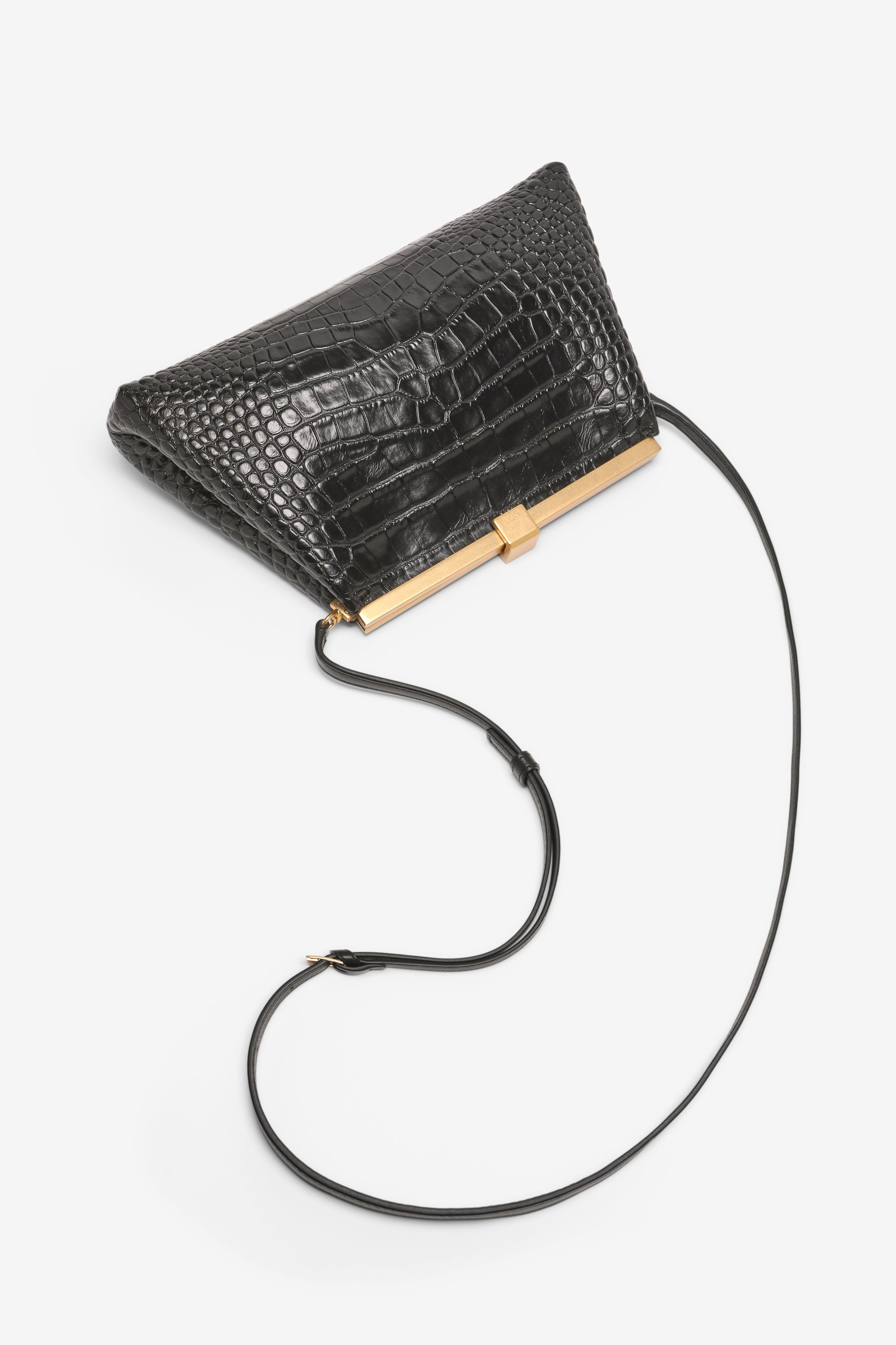 PUFFY JEANNE BAG IN CROC PRINT - 3