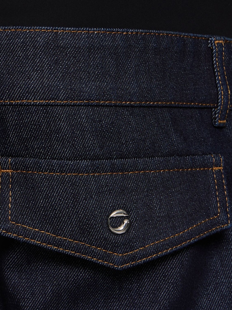 Jersey hybrid denim jeans - 4