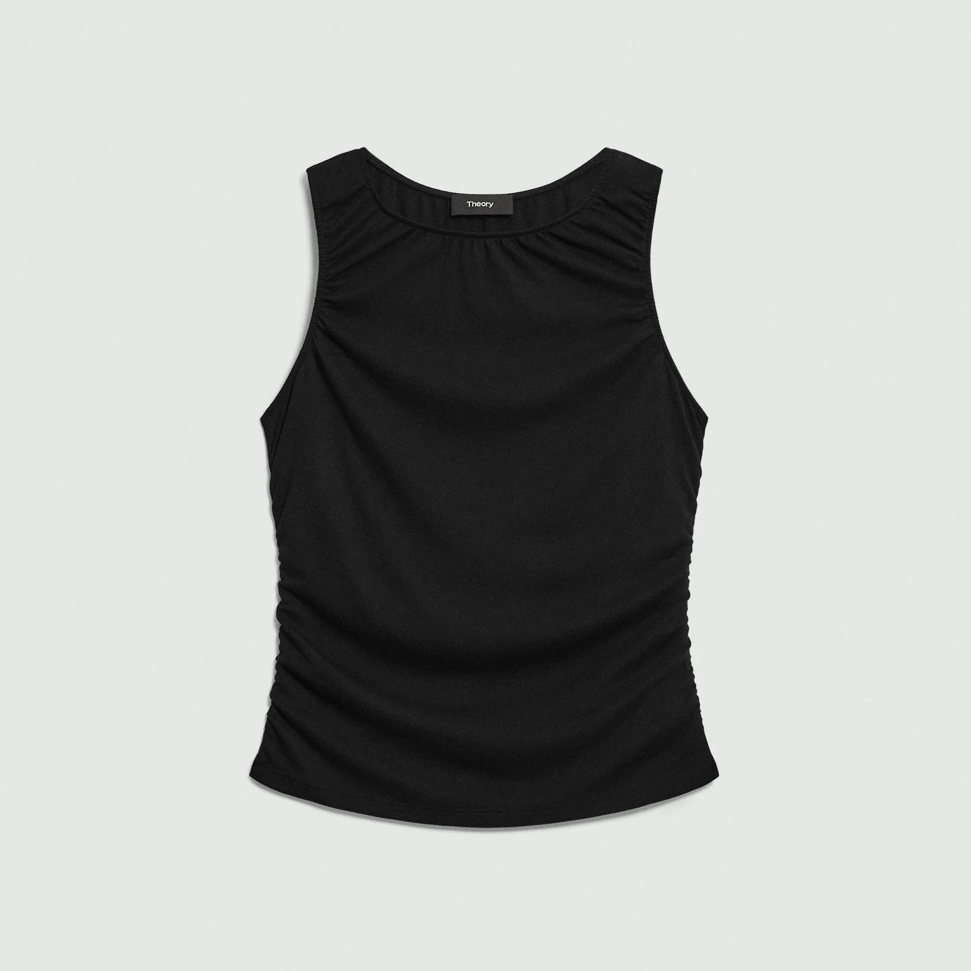 Shirred Top in Soft Rib - 1