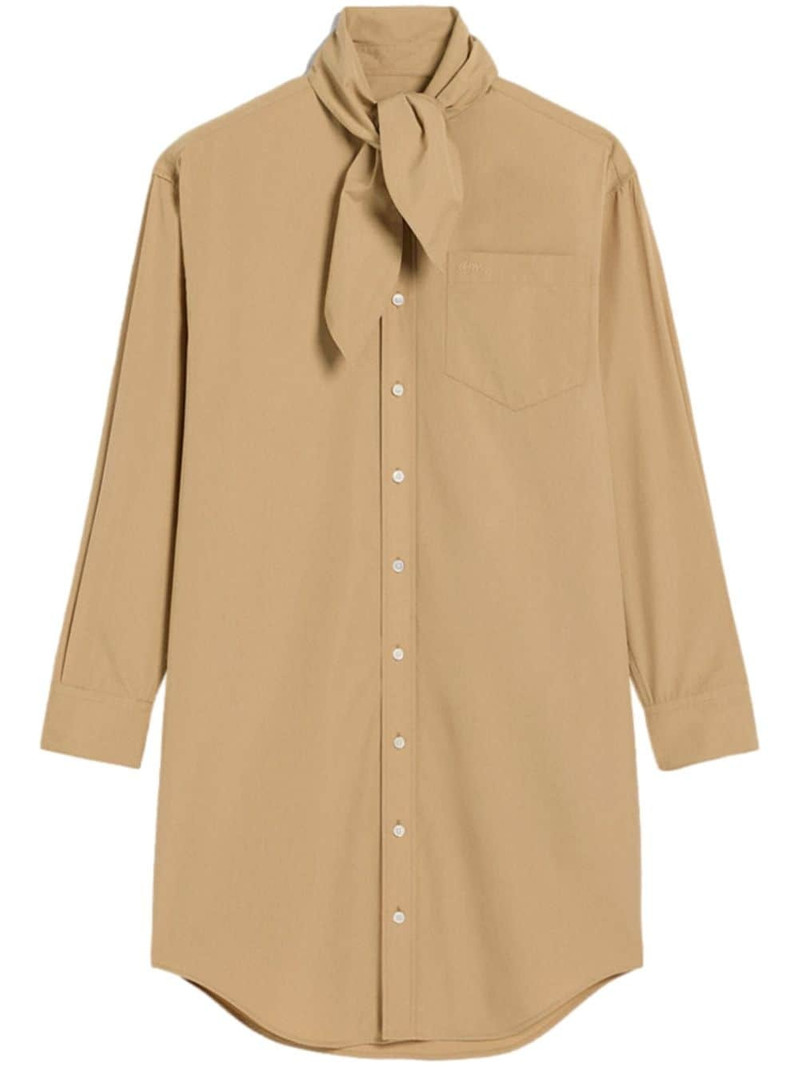 SCARF COLLAR SHIRT 드레스 1