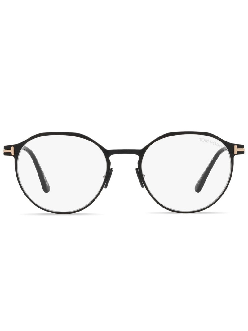 round-frame raised-bridge glasses 1
