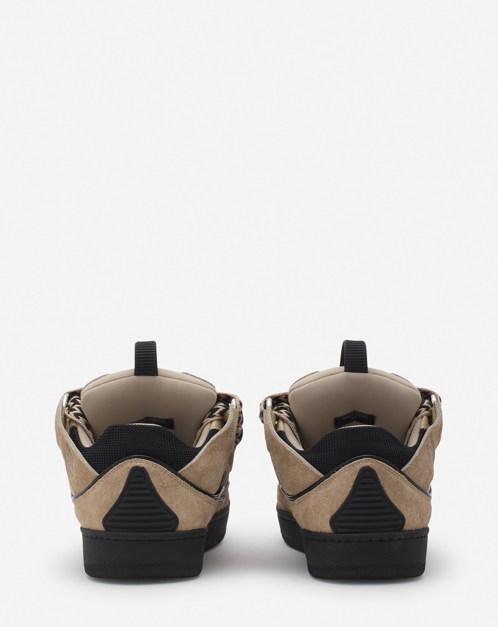 LEATHER CURB SNEAKERS - 4