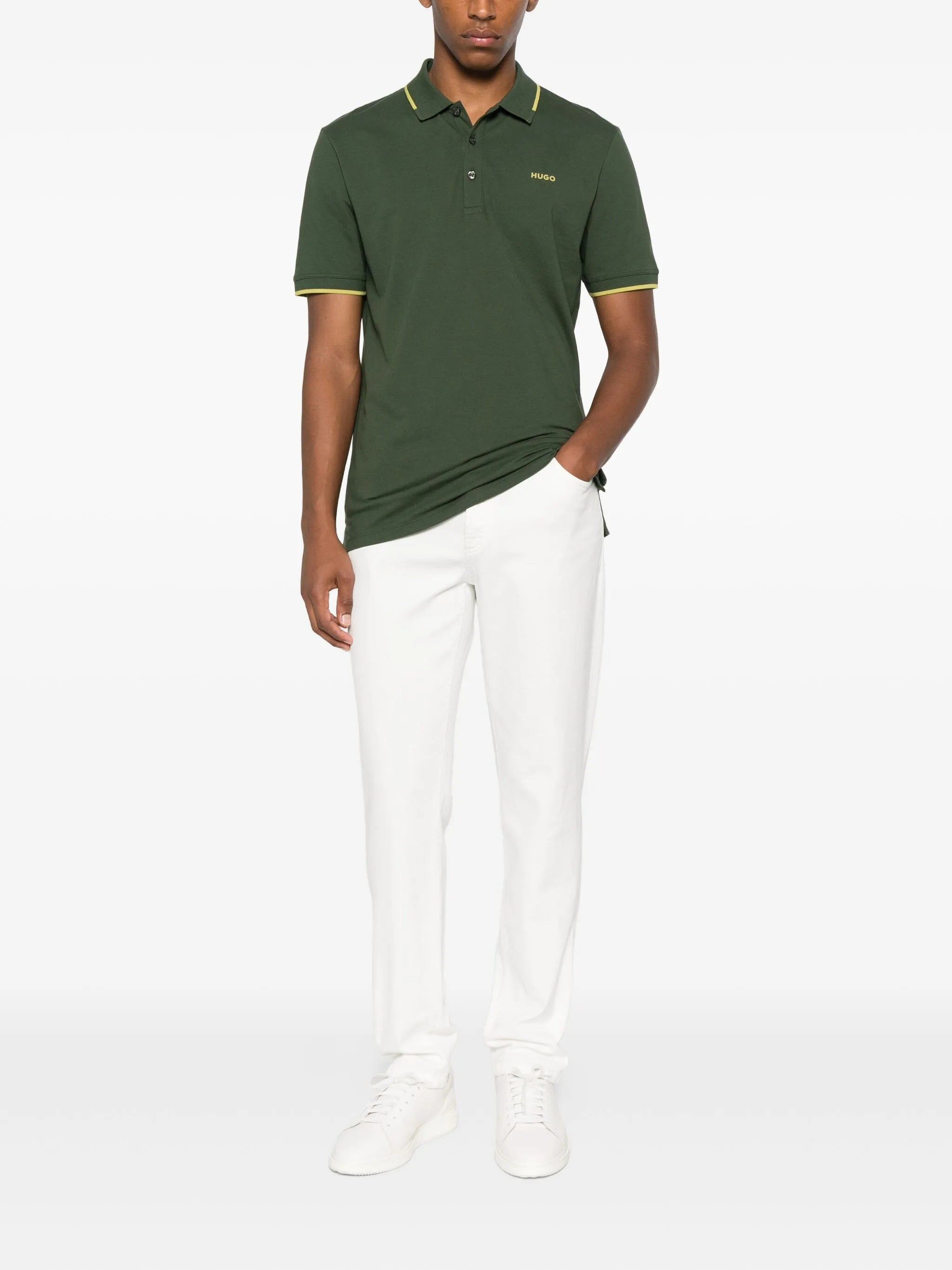 Hugo Tipped Polo Shirt - 3