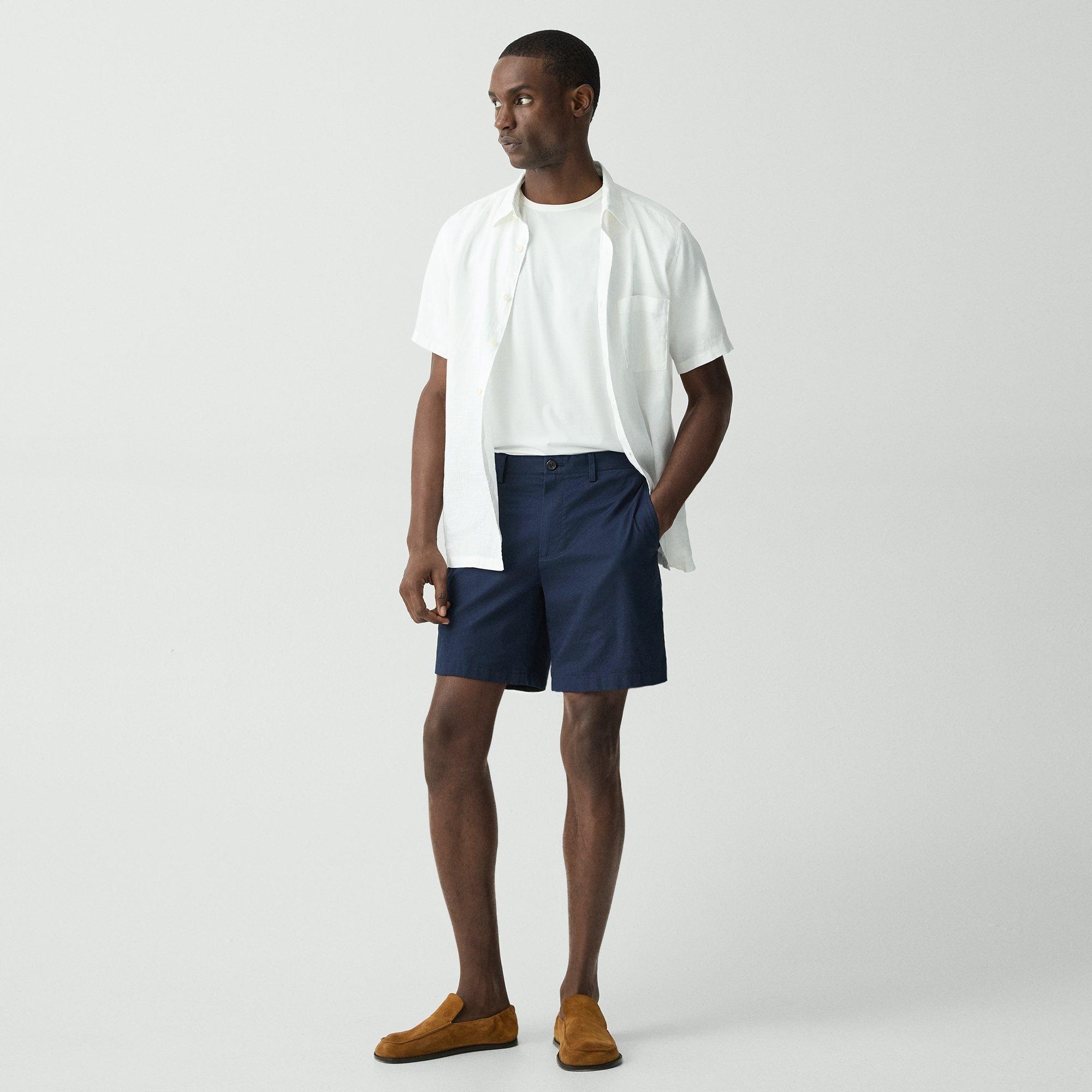 Zaine Short in Stretch Cotton - 3