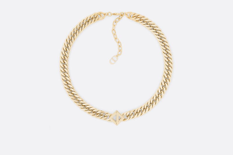 CD Diamond Chain Link Necklace 1