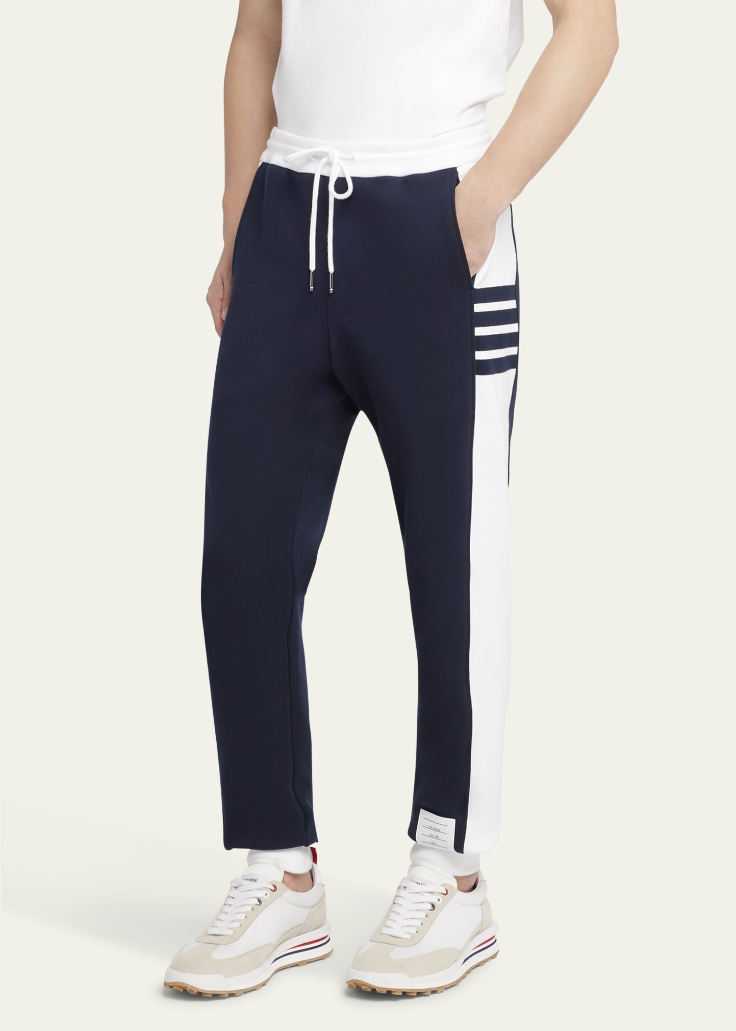 Men's 4-Bar Colorblock Sweatpants - 4