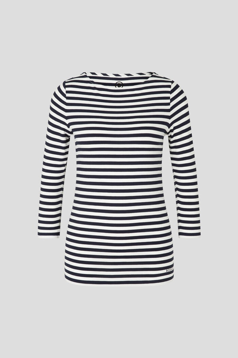 Louna Longsleeve in Navy blue/White 1