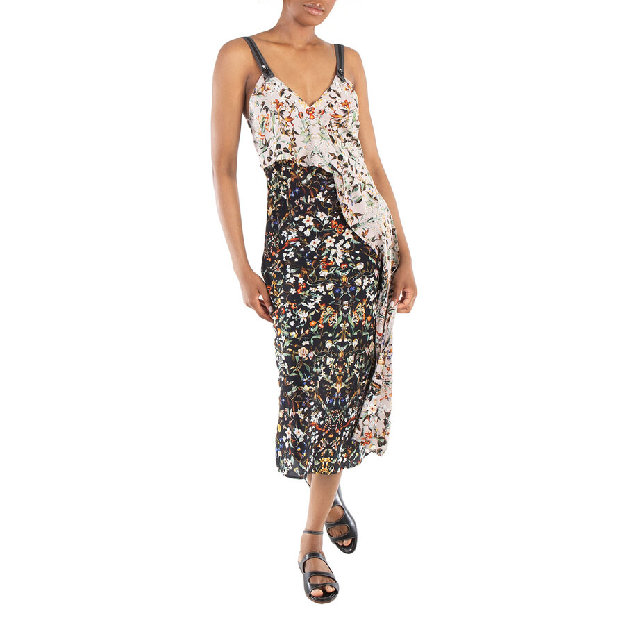 Burberry Ladies Sloane Floral Print Silk Slipdress - 4