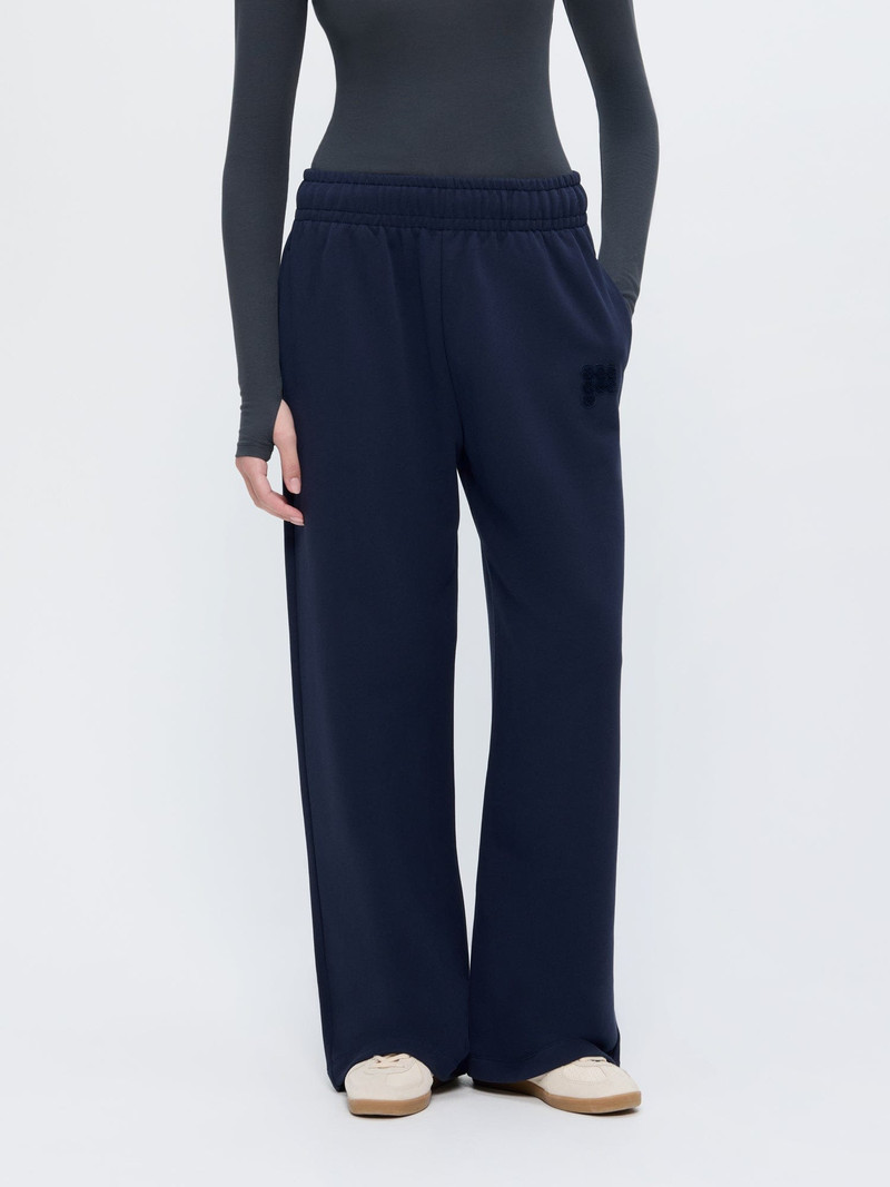 Womens Straight Leg Track Pants - Midnight Navy 4
